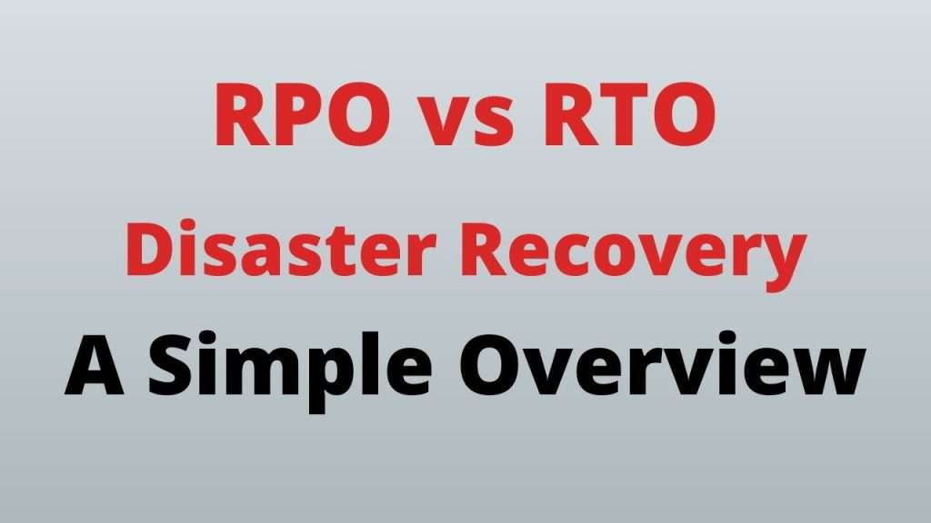 RPO vs RTO
